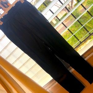 Faux Black Leather Pants